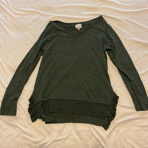 Green, Anthropologie, sweater, size XS